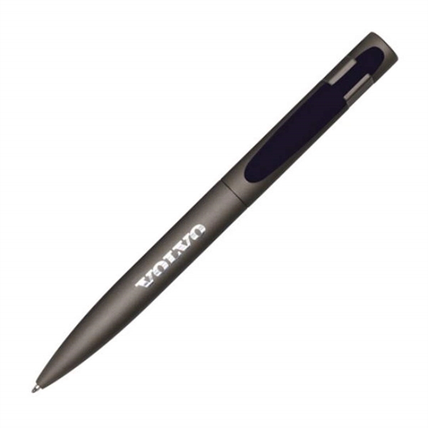 Metal twist-action ballpoint pen with rubber touch coating.... from ASI 84592 St Regis Group