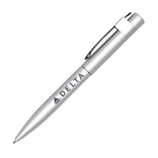 Metal twist-action ballpoint pen with rubber touch coating.... from ASI 84592 St Regis Group