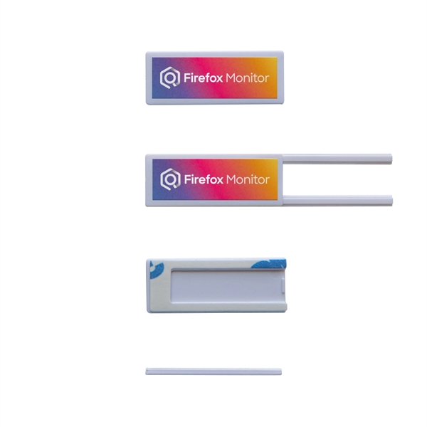 1 1/5" x 9/20" ABS plastic webcam cover with C-slide action.... from ASI 88060 Snugz/USA Inc / SnugZ USA®