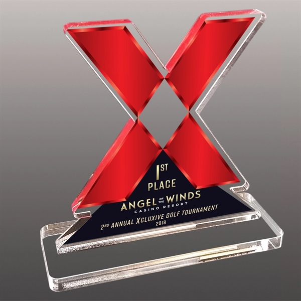 UV full digital color acrylic award with a 3/8" acrylic base.... from ASI 72521 Morris Magnets