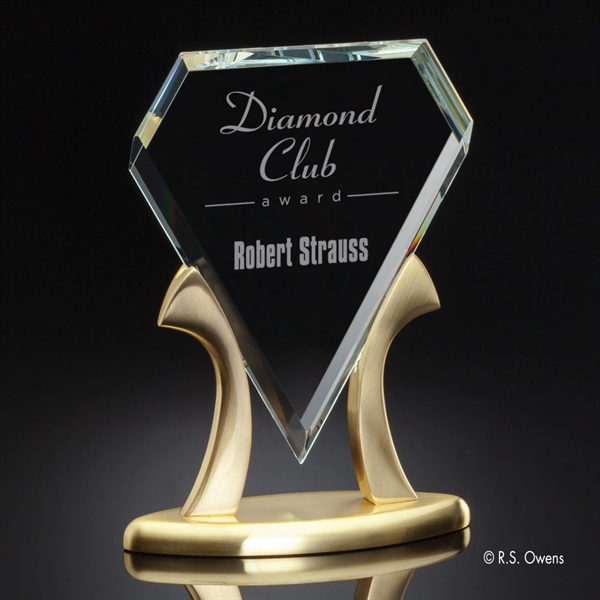 Starfire glass award.... from ASI 84592 St Regis Group / R S Owens & Co Inc