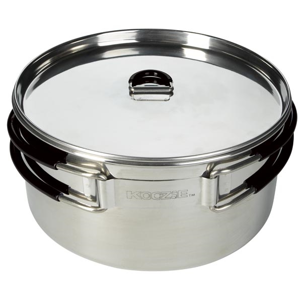 3.125 x 7.5 x 7.5 10-piece stainless steel Kooize® Kamp cook... from ASI 40480 Koozie Group