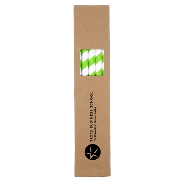 10 pack of 1.25 " x 7.6" biodegradable paper straws in... from ASI 90807 Tekweld