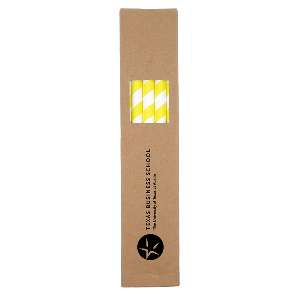 10 pack of 1.25 " x 7.6" biodegradable paper straws in... from ASI 90807 Tekweld