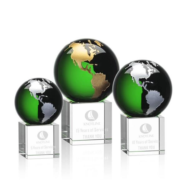 Charming and Elegant Globe Award features Gold or Silver filled continents... from ASI 84592 St Regis Group / St Regis