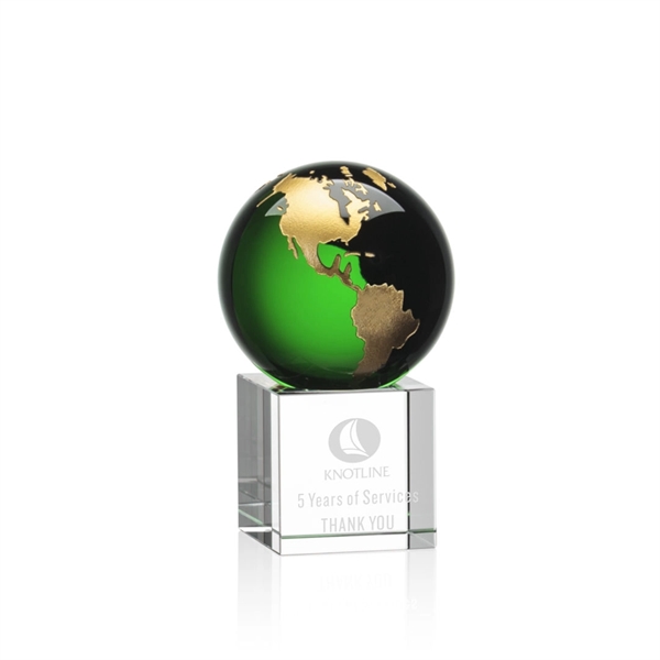 Charming and Elegant Globe Award features Gold or Silver filled continents... from ASI 84592 St Regis Group / St Regis