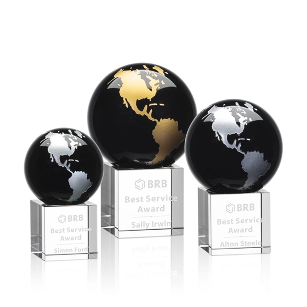 Charming and Elegant Globe Award features Gold or Silver filled continents... from ASI 84592 St Regis Group / St Regis