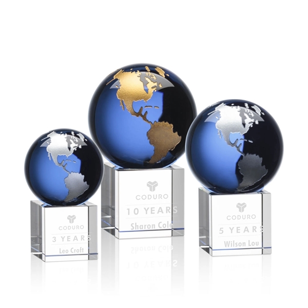 Charming and Elegant Globe Award features Gold or Silver filled continents... from ASI 84592 St Regis Group / St Regis