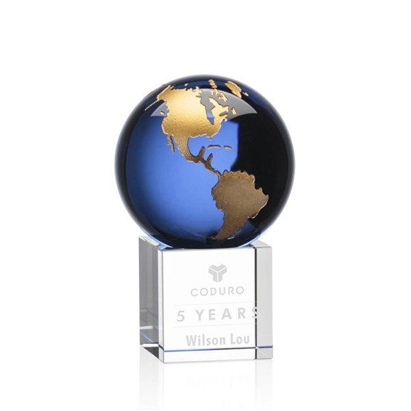 Charming and Elegant Globe Award features Gold or Silver filled continents... from ASI 84592 St Regis Group / St Regis