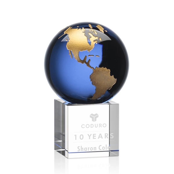 Charming and Elegant Globe Award features Gold or Silver filled continents... from ASI 84592 St Regis Group / St Regis