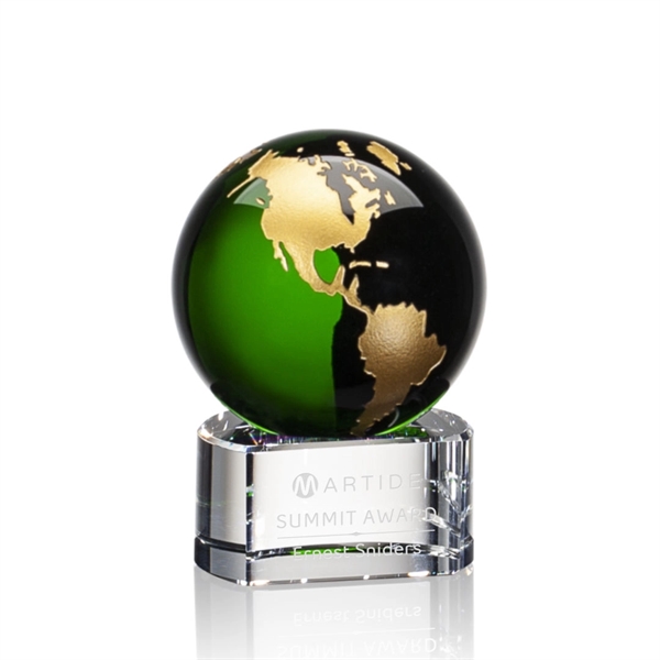Stunning and Exquisite Globe Award features Gold or Silver filled continents... from ASI 84592 St Regis Group / St Regis