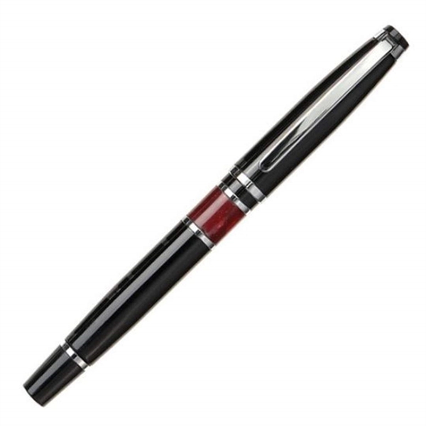 Metal rollerball  pen witrh chrome trim and marble accent... from ASI 84592 St Regis Group