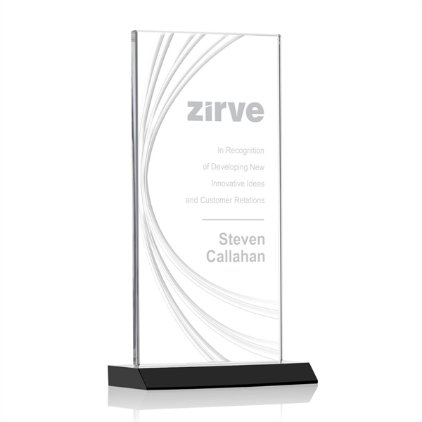 Striking Starfire Award features elegant Liquid Crystal accent lines that highlight... from ASI 84592 St Regis Group / St Regis