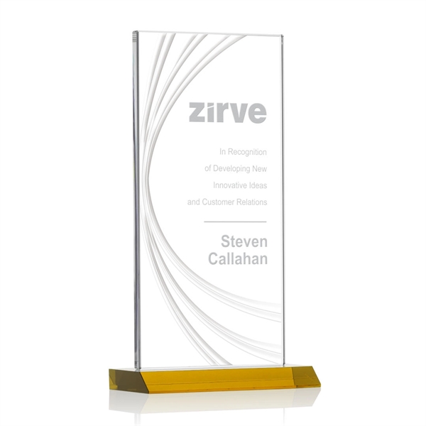 Striking Starfire Award features elegant Liquid Crystal accent lines that highlight... from ASI 84592 St Regis Group / St Regis