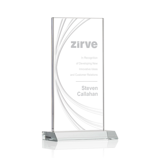 Striking Starfire Award features elegant Liquid Crystal accent lines that highlight... from ASI 84592 St Regis Group / St Regis