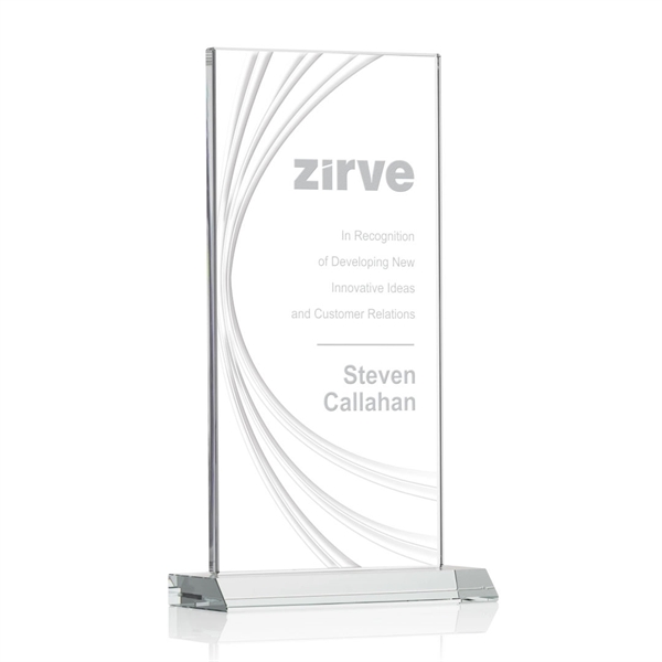 Striking Starfire Award features elegant Liquid Crystal accent lines that highlight... from ASI 84592 St Regis Group / St Regis