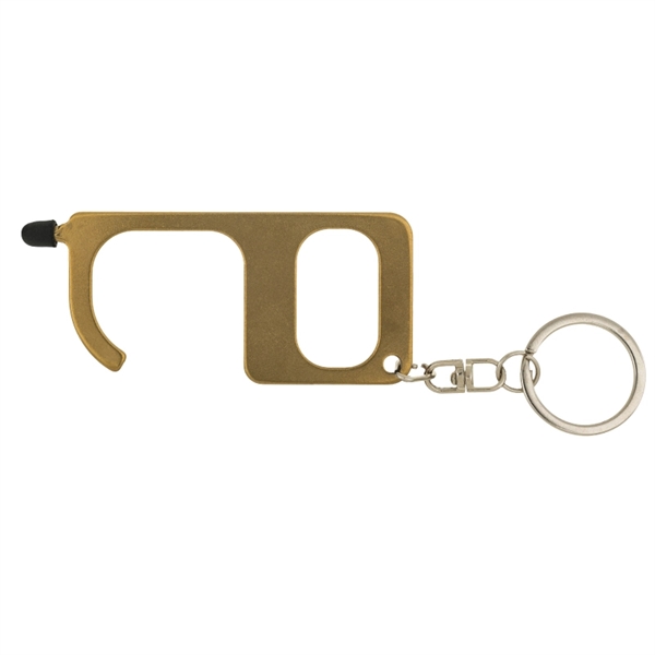 3.25 " x 1.4 "Non-Contact Stainless Steel Door Opener Key with... from ASI 37218 Athena Promo (tm)