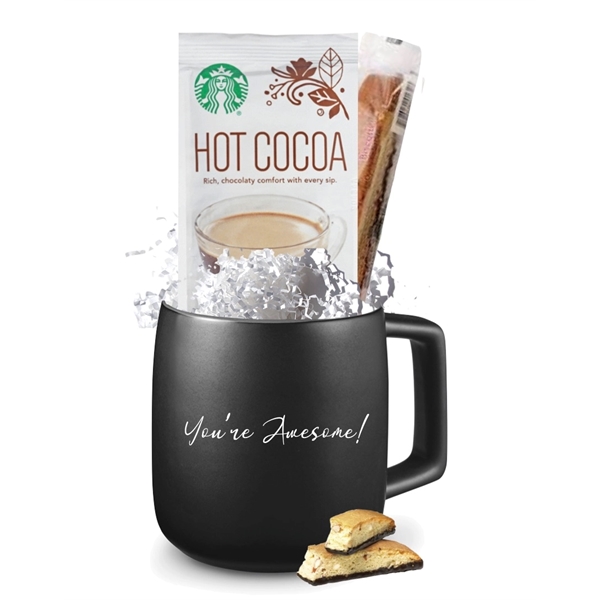Stoneware Mug with Starbucks Cocoa and Cookie... from ASI 89971 Stuff A Mug