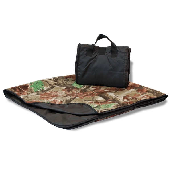 Fleece picnic blanket with water repellent shell.... from ASI 90807 Tekweld