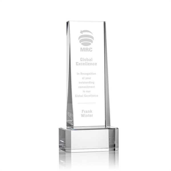 The impressive Milnerton Optical Crystal Award on Clear Crystal Base features... from ASI 84592 St Regis Group / St Regis