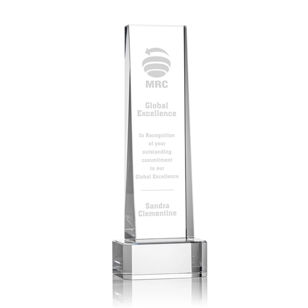 The impressive Milnerton Optical Crystal Award on Clear Crystal Base features... from ASI 84592 St Regis Group / St Regis