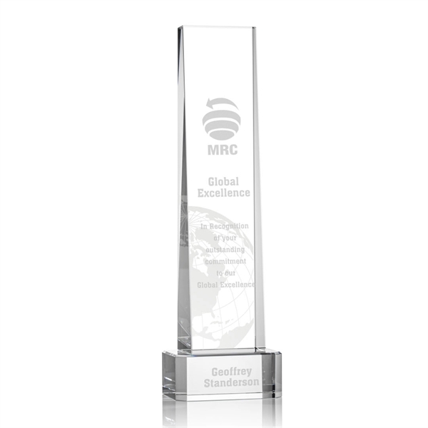 The impressive Milnerton Optical Crystal Award on Clear Crystal Base features... from ASI 84592 St Regis Group / St Regis