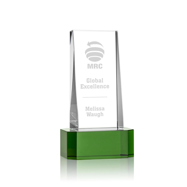 The impressive Milnerton Optical Crystal Award on an Emerald Crystal Base... from ASI 84592 St Regis Group / St Regis