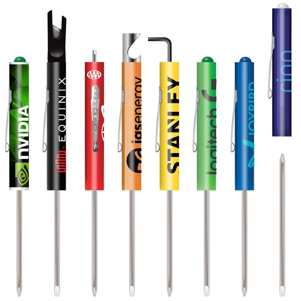 Reversible Pocket Screwdriver with Slotted Size 0.13" and Phillips Head Size... from ASI 34040 Alexander Mfg Co