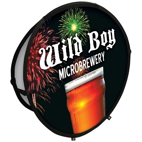 47.25" Circle Pop-Up Banner... from ASI 80228 Quinn