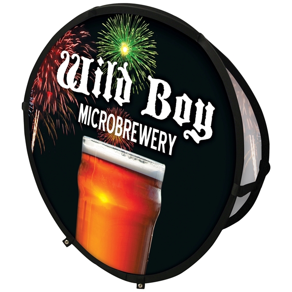 47.25" Circle Pop-Up Banner... from ASI 80228 Quinn