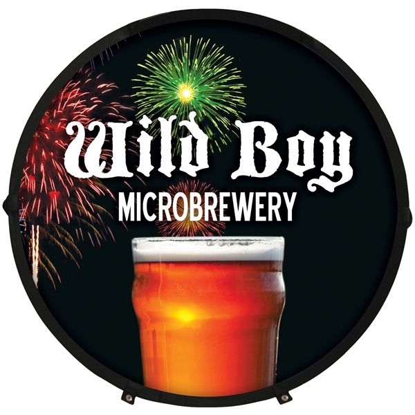 47.25" Circle Pop-Up Banner... from ASI 80228 Quinn