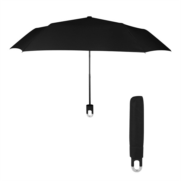 38" arc compact umbrella that's telescopic folding and manual-open with metal... from ASI 61125 Hit Promotional Products / Hit®