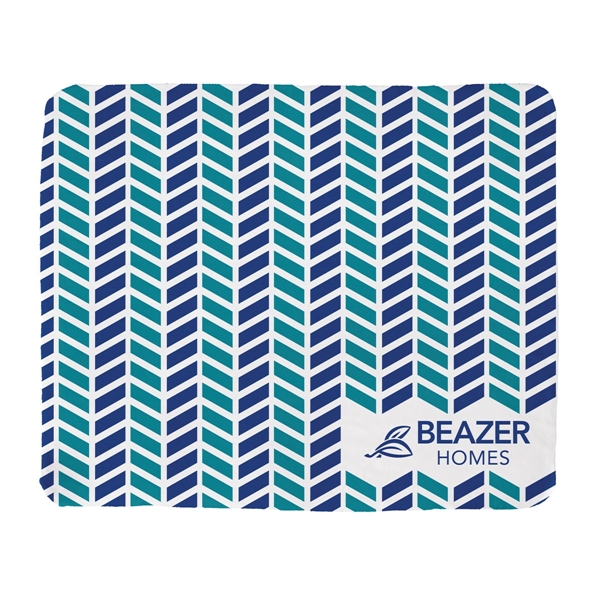 Full-color faux lambswool throw. Edge to edge printing, 100% polyester. 50"... from ASI 79750 Pro Towels / Pro Vision