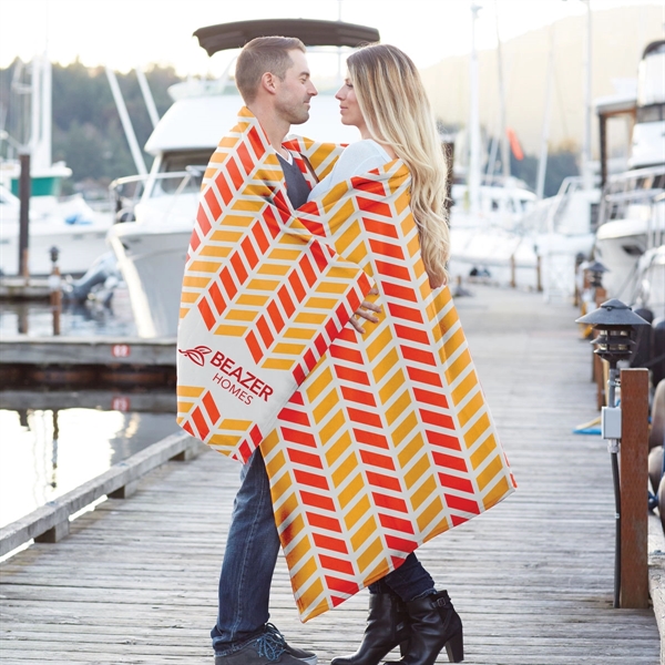 Soft, Plush Full-Color Throw with edge-to-edge sublimation, 100% polyester. 50" x... from ASI 79750 Pro Towels / Pro Vision