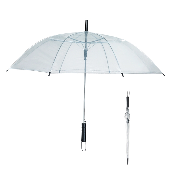 46" Arc clear umbrella with metal frame.... from ASI 61125 Hit Promotional Products / Hit®