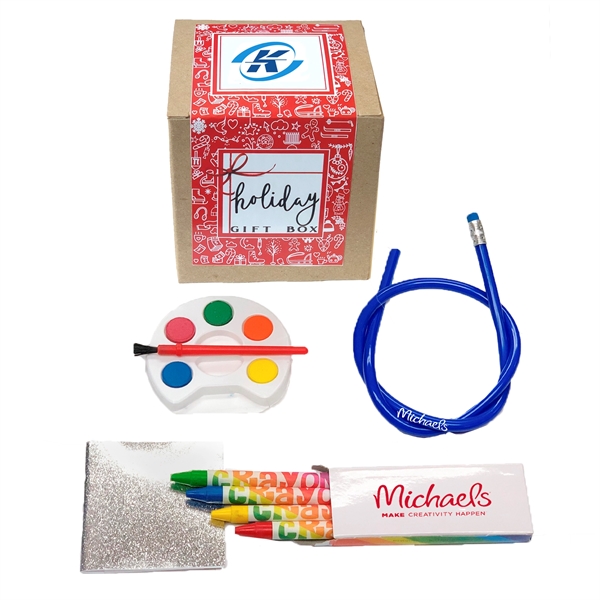 Holiday Artist's Survival Kit with flexible pencil, watercolor paint palette, brush... from ASI 63549 Jornik Manufacturing Corp / Jornik