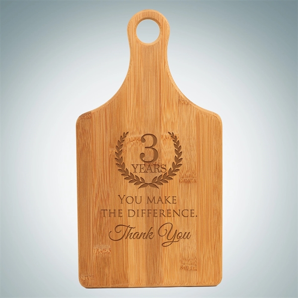 The Bamboo Paddle Shape Cutting Board makes the perfect appreciation gift.... from ASI 47791 Best Deal Awards