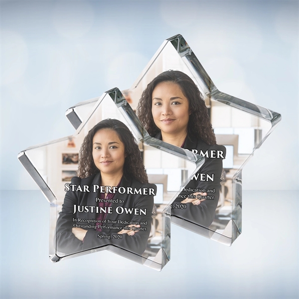 This Color Photo Imprinted Mystical Star Paperweight is the perfect unique... from ASI 47791 Best Deal Awards