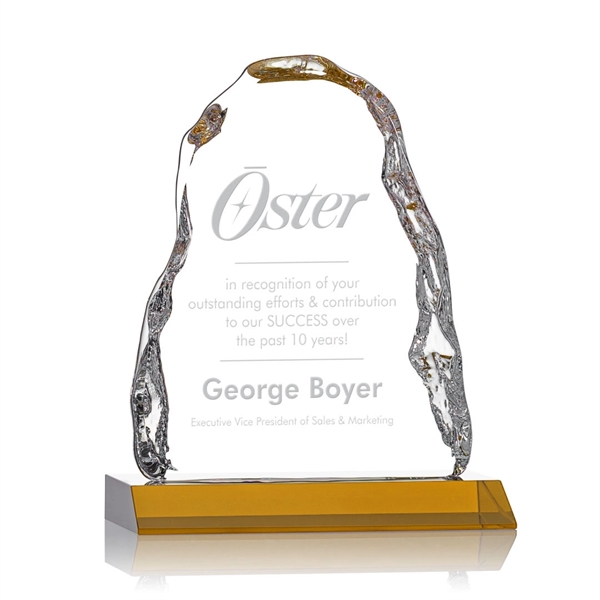 The classic Carling Iceberg on a thick front mitered crystal base... from ASI 84592 St Regis Group / St Regis