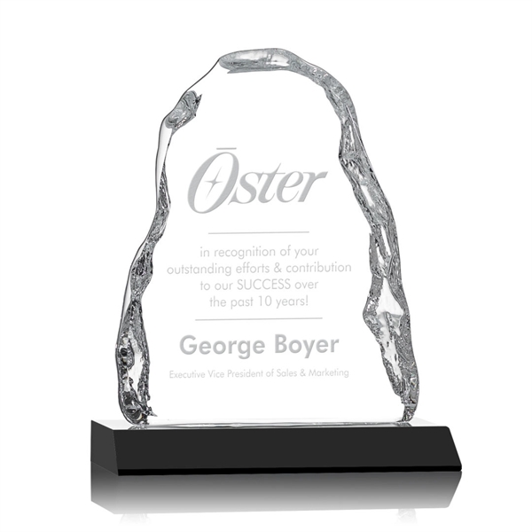 The classic Carling Iceberg on a thick front mitered crystal base... from ASI 84592 St Regis Group / St Regis