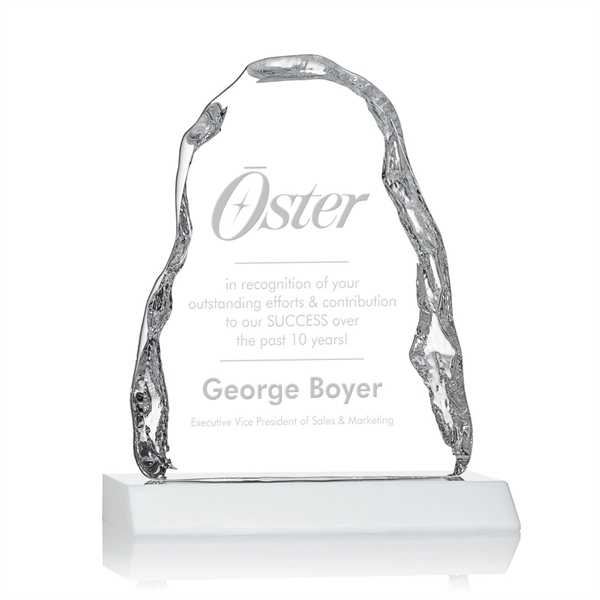 The classic Carling Iceberg on a thick front mitered crystal base... from ASI 84592 St Regis Group / St Regis