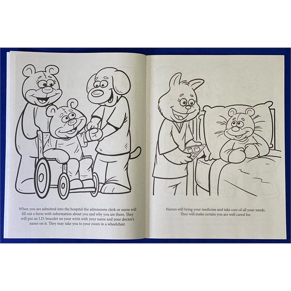 A Beary Special Hospital educational coloring and activity book.... from ASI 45815 Coloring Book Solutions / Coloring Book Solutions™
