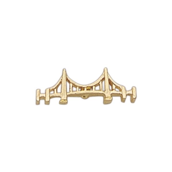 Golden gate bridge lapel pin with military clutch, up to 1... from ASI 68760 Marken Industries / Marken