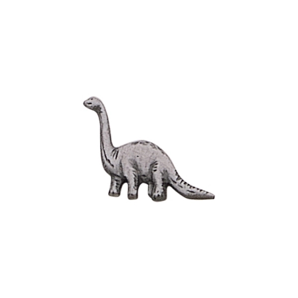 Brontosaurus shape lapel pin with military clutch, up to 1 1/4".... from ASI 68760 Marken Industries / Marken