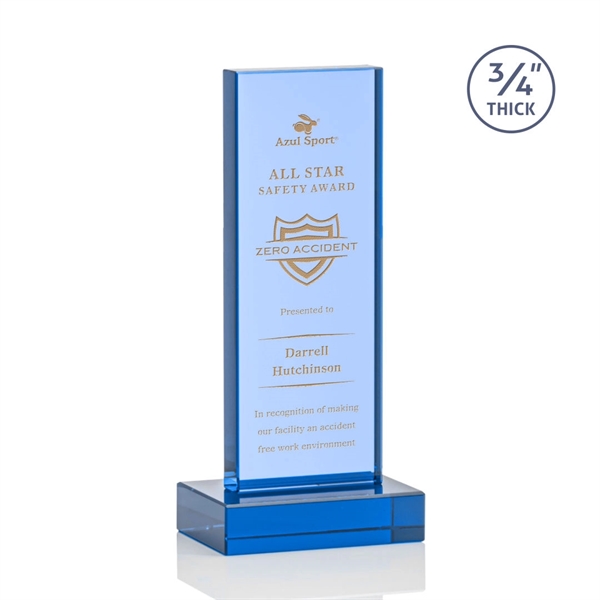 The Marvelous Hathaway Award features a striking Sky Blue Crystal Tower... from ASI 84592 St Regis Group / St Regis