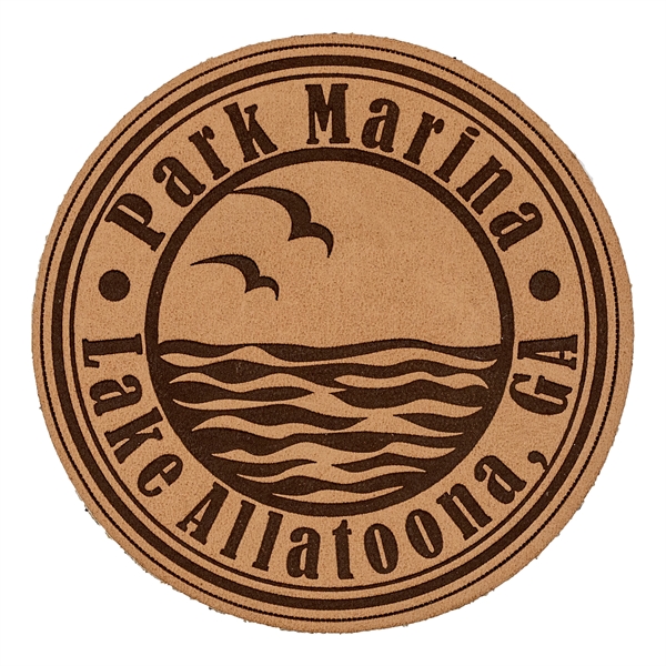 2" or 3" custom faux PU leather patches in assorted colors... from ASI 52263 EMT / EMT EASY