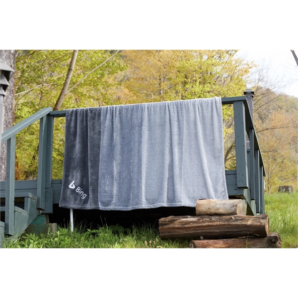 50" x 60" brushed velvet ombre throw blanket.... from ASI 91605 Towel Specialties / Cobblestone Mills