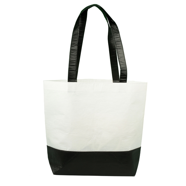 RPET laminated tote bag made of post consumer laminated non-woven polypropylene.... from ASI 43051 CPS / Keystone CPS CPS/Keystone
