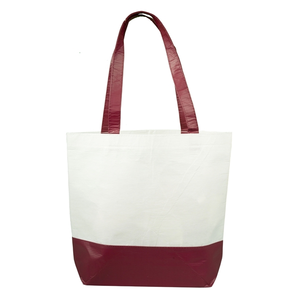 RPET laminated tote bag made of post consumer laminated non-woven polypropylene.... from ASI 43051 CPS / Keystone CPS CPS/Keystone
