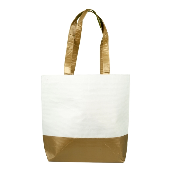 RPET laminated tote bag made of post consumer laminated non-woven polypropylene.... from ASI 43051 CPS / Keystone CPS CPS/Keystone